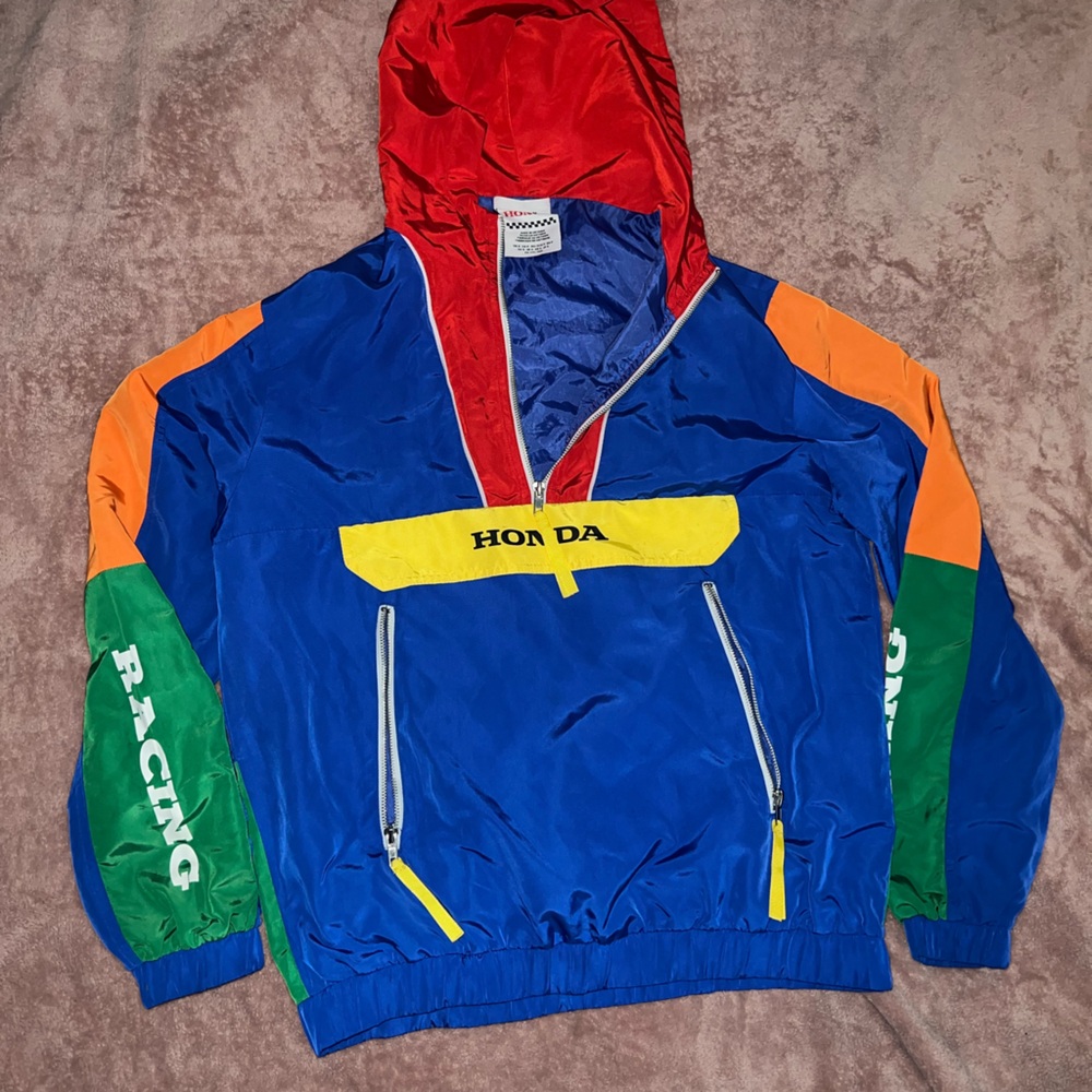 Honda Racing windbreaker jacket multicolor